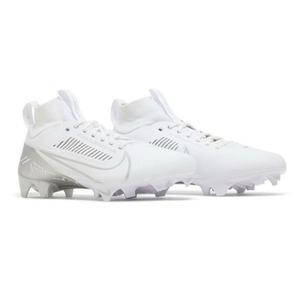 Nike Vapor Edge Pro 360 2 Football Cleats White Silver Men Sz 16 DA5456-102